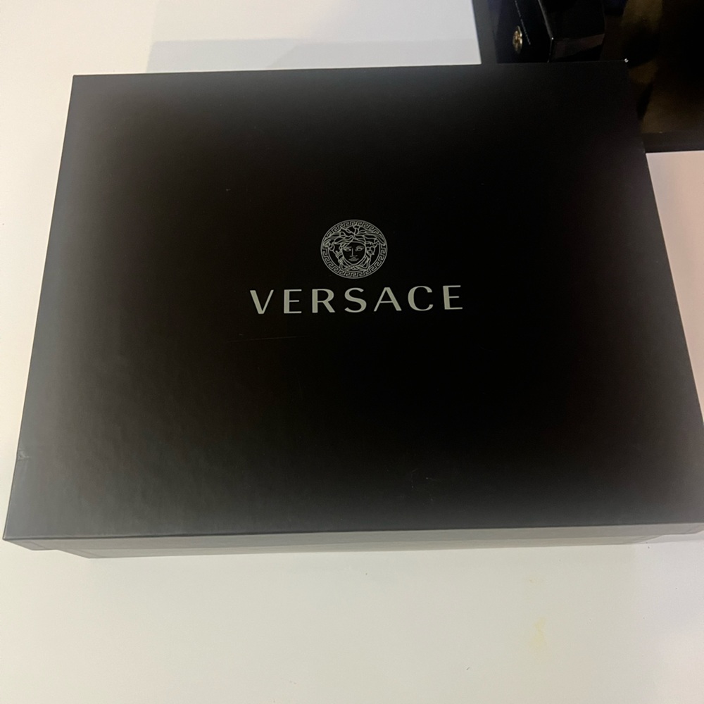 Versace Medusa platform pump
